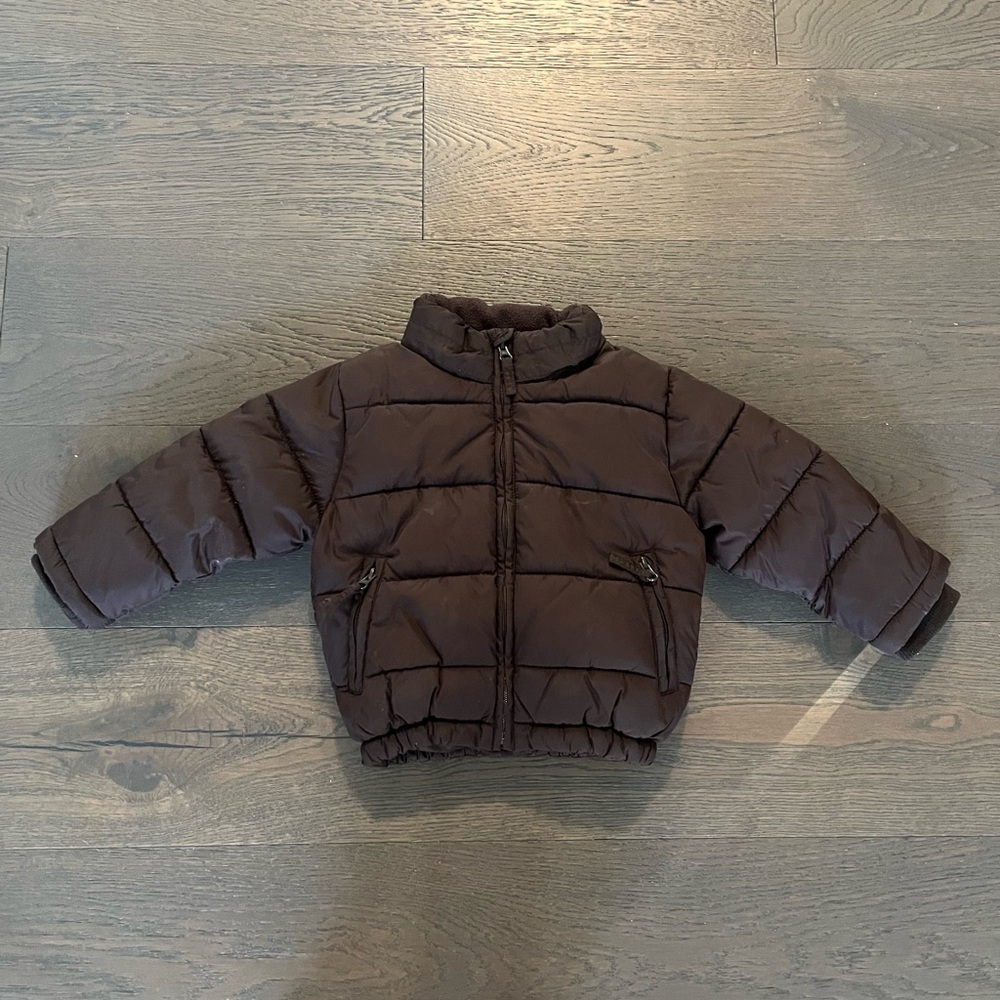 H&M brown boys fall/spring jacket sz 1-2T brand new